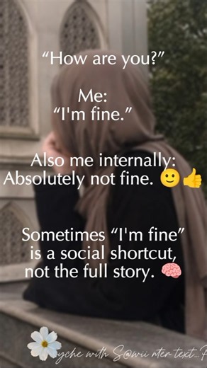 Why Do We Say “I'm Fine” When We're Not? | #shorts #shortvideo #retable #psychology