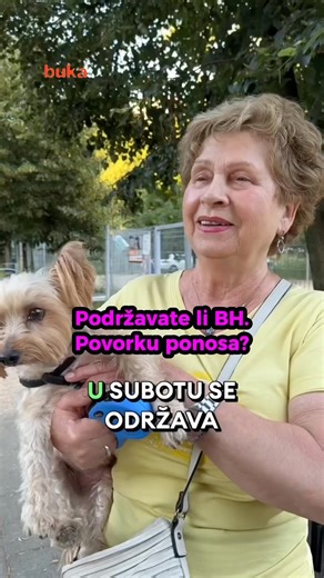 7.2K views · 33 reactions | U subotu se održava peta Bh. povorka ponosa pod sloganom “Volim da se ne bojim.” Ovaj svojevrsni protest za slobodu ove godine u fokus stavlja osobe koje su preživjele razne oblike nasilja. Govor mržnje nije sloboda govora i mrzilački komentari će biti uklonjeni. #bhpovorkaponosa #volimdasenebojim #sarajevo | BUKA | Facebook