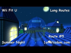 Wii Fit U Basic Run: Long Route 5: Rooftop Jog (Summer Night)