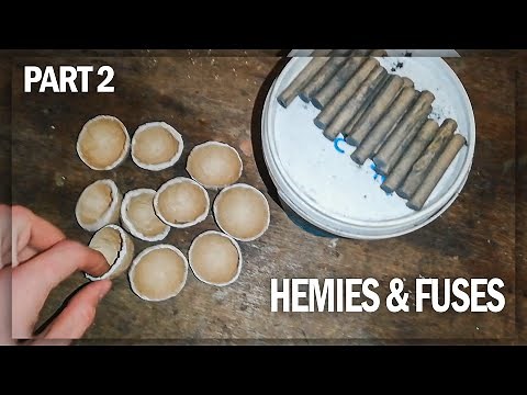 Making Time Fuse and 2" Shell Casings For Fireworks [Part 2]