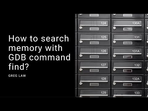 How to search for a byte sequence in memory with GDB command find?