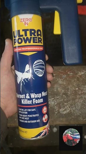 how to get rid of a wasp nest. zero in ultra power 100% results