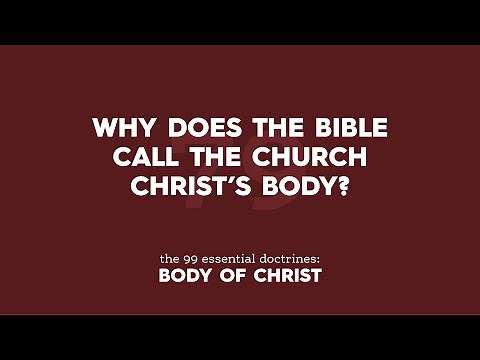 Why does the Bible call the church Christ's body?