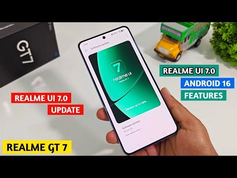 Realme GT 7 Realme UI 7.0 Update Features and Review | Realme UI 7.0 Update