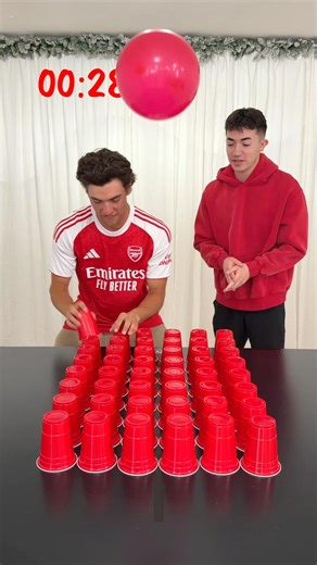 Stack the Cups Speed Challenge! Boys vs Girls