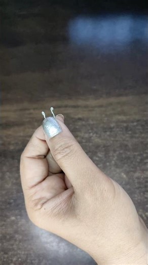 DIY ❤️ nose pin #diy nath nose pin😱|latest jewellery#youtubeshorts#shorts#diy#handmade#weddiing