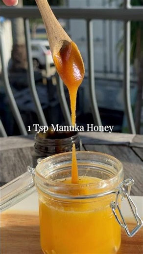 Daily Immunity Shot Recipe 🍊🍯 (With Manuka Honey)