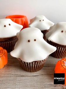 30K views · 624 reactions | Halloween Ghost Cupcakes  Guys, I am SO...