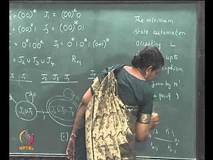 Mod-02 Lec-18 MINIMIZATION OF DFSA
