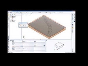 woodWOP 7.2 - 5-axis machining of the text on a curved surface