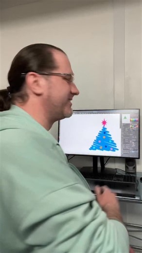 Gibbous on Instagram: "Create a Scribble Christmas Tree design in this Adobe Illustrator Tutorial. With this step-by-step walk-through I’ll show you how to create this fully customizable scribble Christmas tree with retro star on top in illustrator. _____ #graphicdesign #designtutorial"