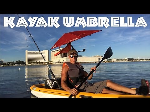 ✅Best Kayak Umbrella Review for Sun Shade | Versa-brella Sun Protection While Fishing