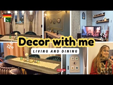 Living Room Decoration | Dining Area Decor | Decor With Me | Pakistani Mom Germany