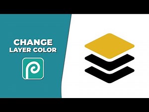 How to change the color of a layer in photopea