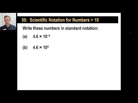 Saxon Math - Pre-Algebra 1/2: 3rd Edition (Lesson 50) - Scientific Notation