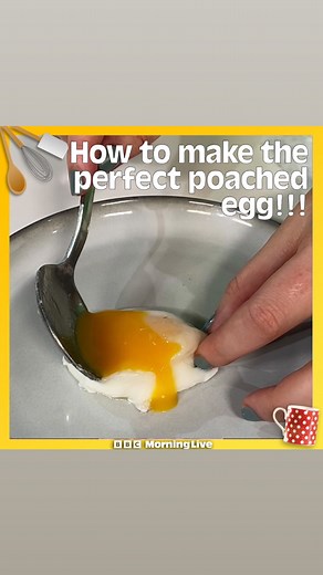 Here’s how to make the perfect poached egg! 🍳 Chef Julie Lin cures the egg before poaching it in water! For more recipes from Julie go the Morning Live and BBC Food websites. Head to BBC iPlayer to watch her make croissant bread and butter pudding and pea and spinach soup from today’s show. | BBC Morning Live