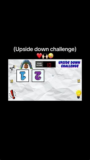 Upside Down Puzzle Challenge with Bananas