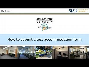 How to submit a test accommodation form