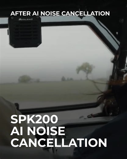 Power meets precision. The SPK200 External Speaker features AI noise filtering, 20 watts of power for loud environments, and IP67-rated heavy-duty protection. Stay loud, stay clear, no matter where you are. ⚡ | MidlandUSA | Facebook
