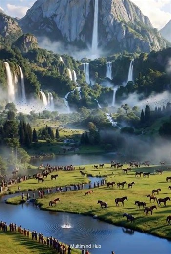 When Nature Feels Alive | AI-Generated Cinematic Landscape 🏔️ #4knature #naturelovers #cinematicai