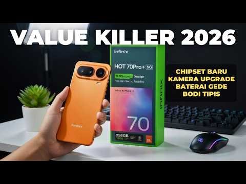 Infinix Hot 70 Series, 2026's Value Killer! 7000mAh Battery + IP68 + 144Hz Display, Only 2-3 Mill...