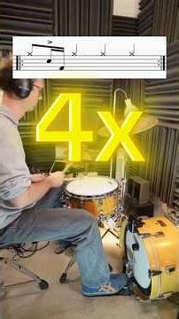 Learn this famous Latin drum groove (SONGO) step-by-step in slow tempo #drums #drumlessons