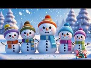 Ten Snowmen | Counting Song | Learn to Count with Snowmen | Nursery Rhymes & Kids Songs