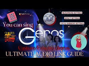 SING WITH GENOS, YAMAHA, KEYBOARD, ARRANGER, AUDIOLINK WALKTHROUGH, ULTIMATE TUTORIAL, DANNE MACHMAR