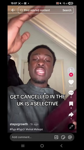 The Selectivity of Cancel Culture in the UK