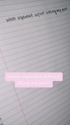 Mastering Hand Lettering: Writing the Entire Alphabet Continuously