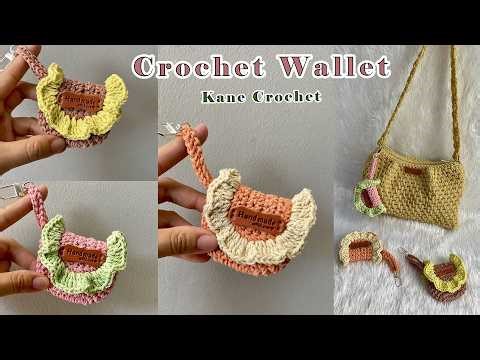 DIY Ruffle Mini Bag Keychain💖 Cute & Practical Bag Charm Tutorial