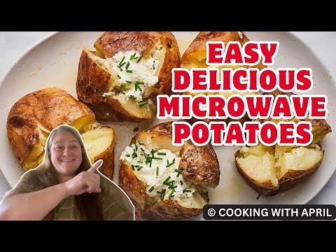 Easy Delicious Microwave Potatoes | Ultimate Microwave Potato Recipe
