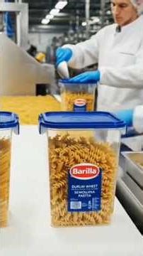 Inside the Barilla Pasta Factory 🍝| How Italian Pasta Is Really Made #howitsmade #fruitjuice #pasta