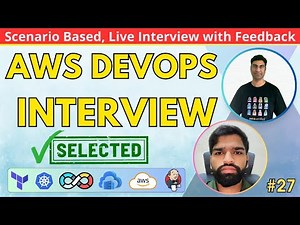 Experienced AWS DevOps Engineer Live Interview with Feedback | Jenkins | Terraform | GitHub Actions