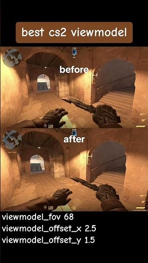 Cs2 Best Viewmodel #cs2 #cs2settings #shorts