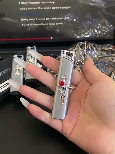 Delicate and exquisite, high-end #handmade original #personalized lighter #high颜值 #gift