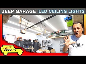 Installing Barrina LED Ceiling Lights in Your Jeep Garage