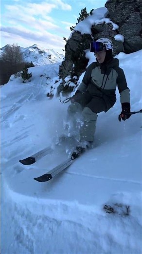 Ski freeride #ski #snow #freeride #freestyle