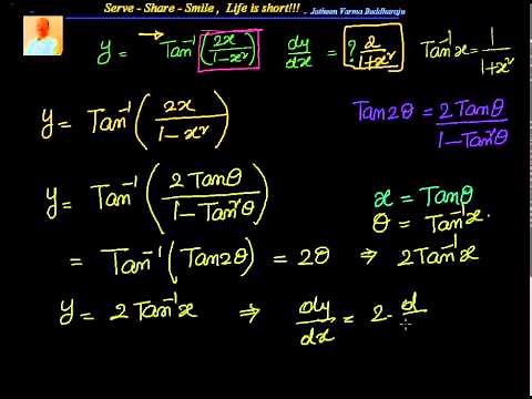 Calculus : Differentiation - Methods of Differentiation - substitution method