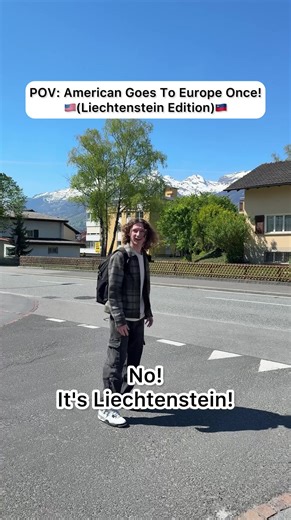 American’s First Time In Liechtenstein!😂🇱🇮🇺🇸 #liechtenstein #german #comedy #usa #vaduz