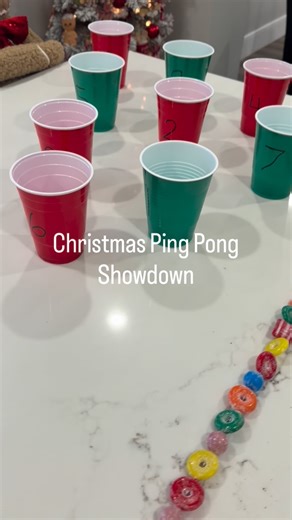 Maria C. | Family Lifestyle Creator on Instagram: "Our Christmas Ping Pong game has been a hit for three years running! 🎄So many laughs, so much fun, and memories we’ll treasure forever. Who’s ready for the next round? #FamilyFun #FamilyTradition #FamilyTime #FunWithFamily #GamesWithFriends #HolidayMemories #MakingMemories #ChristmasFun #HolidayGames #FestiveFun #ChristmasTradition #HolidayCheer #ChristmasVibes #Christmas2025 #christmaspingpong"