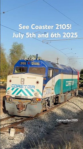 Coaster 2105 Locomotive Running at the SoCal Railway Museum! #train #history #railroadmuseum