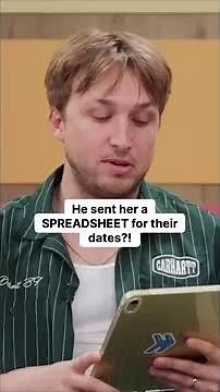 Would you pay? He sent an itemized Excel spreadsheet for their dates! 🧾💸