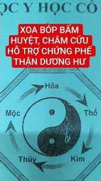 XOA BÓP BẤM HUYỆT, CHÂM CỨU HỖ TRỢ CHỨNG PHẾ THẬN DƯƠNG HƯ