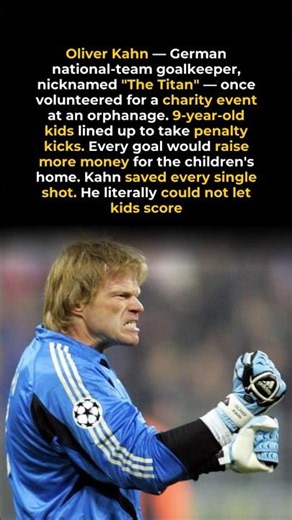 Oliver Kahn Saves Every Penalty 🧱 #oliverkahn #bundesliga #footballshorts