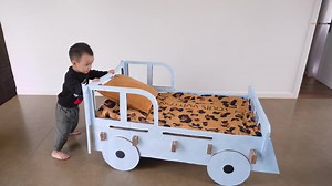 DIY Baby Boy Bed from cardboard | How to make Cardboard Bed | DIY Bed
