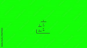 checklist document with tick mark, cross and question mark icon animated on a Greenscreen background. checklist document, tick mark, cross, question mark icon, animated, white background,