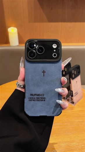 Philippians 4:13 Simplified Cross Phone Case✝️#phonecase #tiktokmademebuyit #jesus #jesuslovesyou #cross