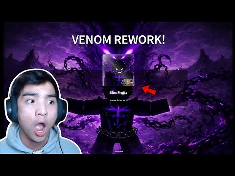 FINALLY.. Venom Fruit REWORK in Blox Fruits..! ☠️