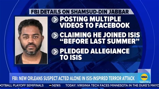 Investigators are pouring over hundreds of hours of surveillance footage to learn what led up to the deadly terror attack on New Year’s Day. ABC News' Whit Johnson has the latest details on the investigation and what we know about the victims. | Good Morning America